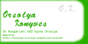 orsolya konyves business card